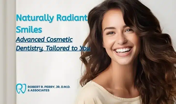 A confident woman smiling naturally after advanced cosmetic dental treatment with veneers and Invisalign